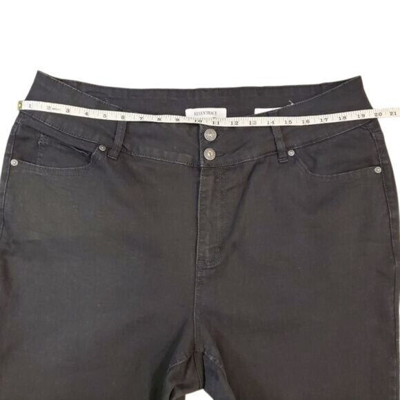 Ellen Tracy Women's Black High Rise Stretch Jeans Size 20 W - Picture 5 of 11